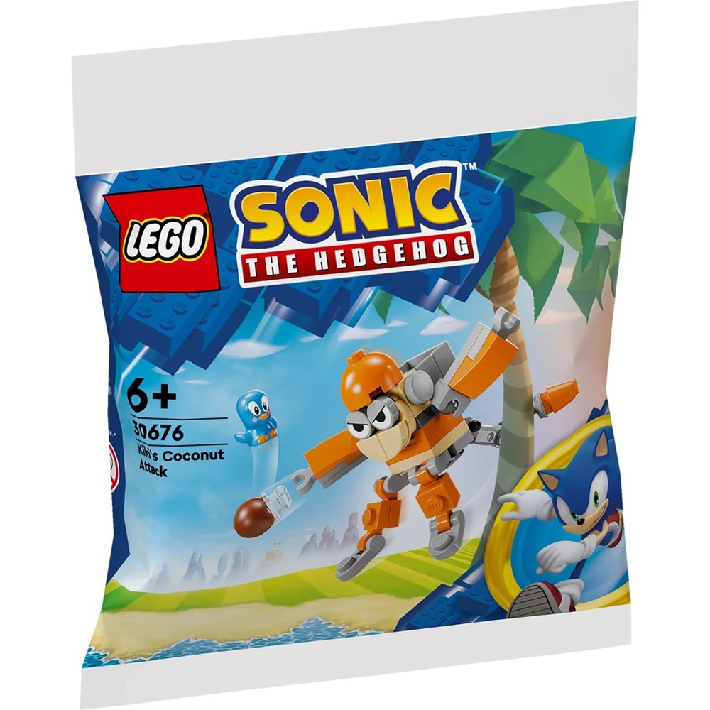 🆕 LEGO Sonic the Hedgehog Kiki's Coconut Attack - building set